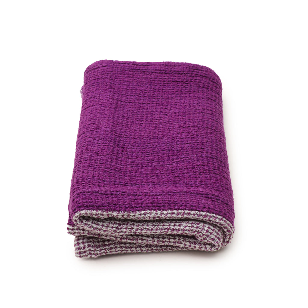 Organic waffle bamboo - Double side weave bath towels