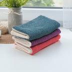 Organic waffle bamboo - Double side weave bath towels